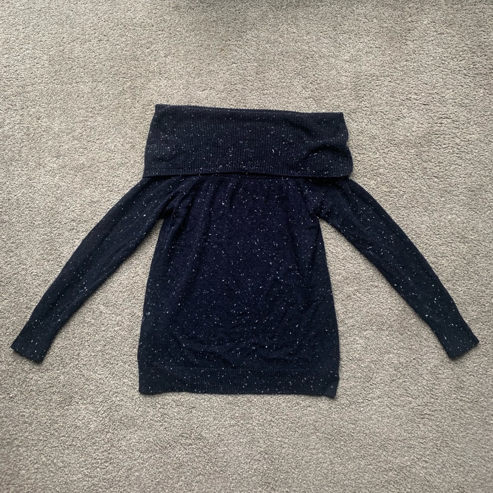 Beautiful Loft Off-the-Shoulder Textured Sweater